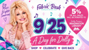 9/25: A Day for Dolly at Fabric Bash
