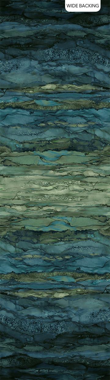 Bliss Ombre Blue Spruce 108" Remnant 1 7/8