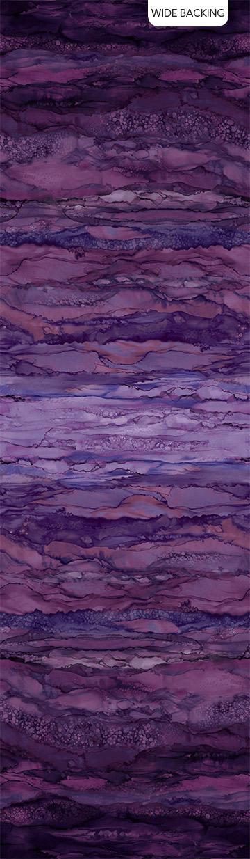 remnant of Bliss Ombre Amethyst 108"  3/4 yd  108 x 30"