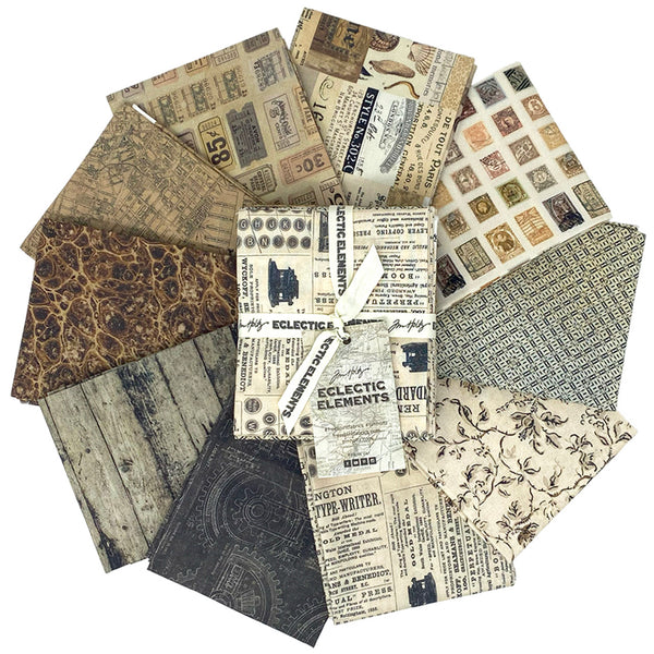 Tim Holtz Palette Neutral Fat Quarter Bundle