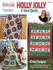 Holly Jolly 5-Yard Quilts book cover with red, green, and white Christmas quilts