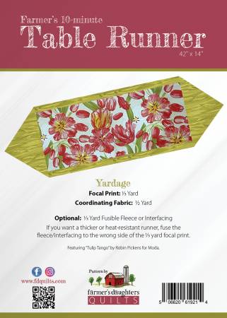 Farmer's 10-minute Table Runner Pattern