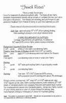 French Roses Pattern