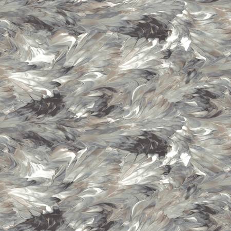 Grey Fluidity 108in Wide Back