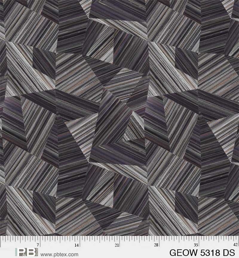 Geode Geometric Black 108"