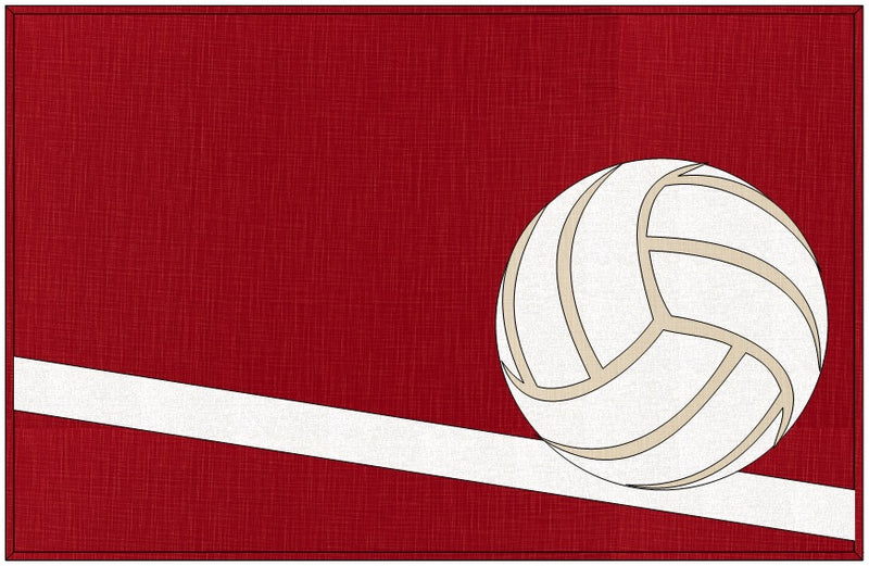 Pre-Order Volleyball Floor Canvas Plus Lettering