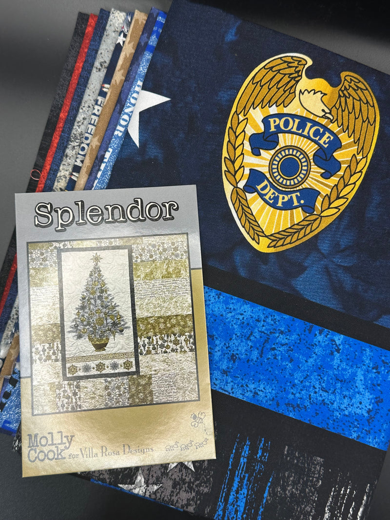 Police Splendor Quilt Kit
