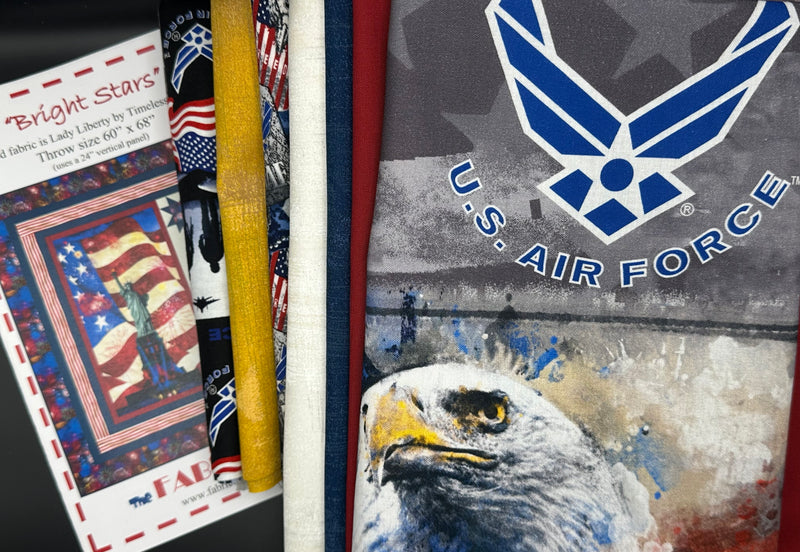 Air Force Bright Stars Quilt Kit