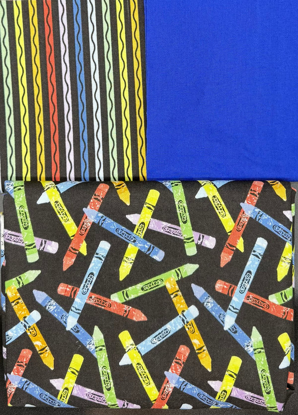 Crayon Fat Quarter Bundle in Black