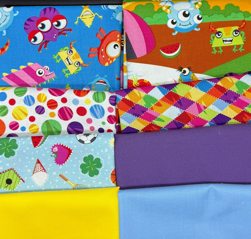 Monster's Day Out Quilt Kit