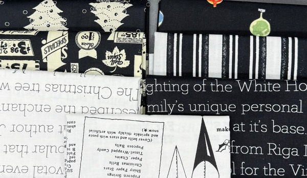 Classic Christmas Black FQ Bundle