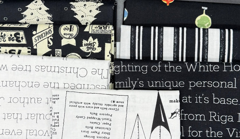 Classic Christmas Black FQ Bundle