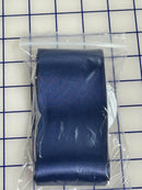 2 1/4 inch Double Faced Satin Navy