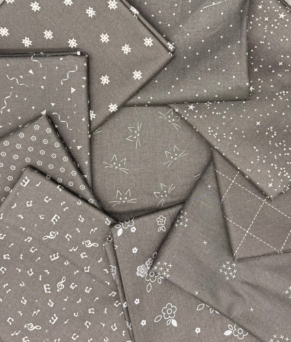Blackout Black Fat Quarter Bundle