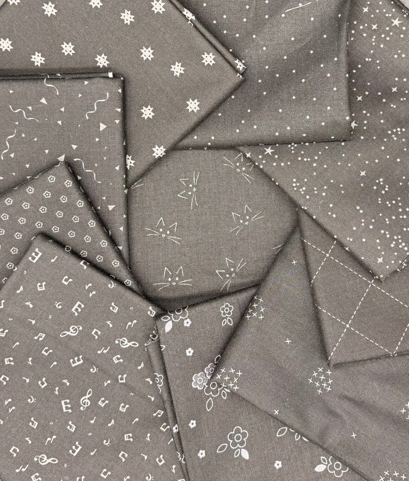 Blackout Black Fat Quarter Bundle