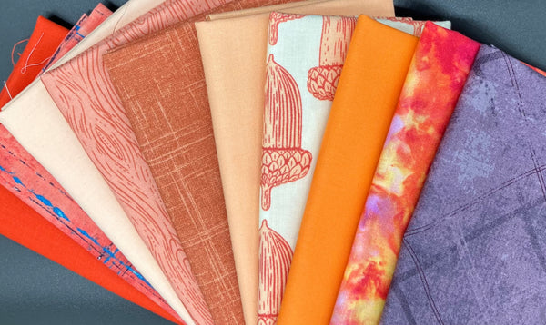 Orange Sunset Fat Quarter Bundle