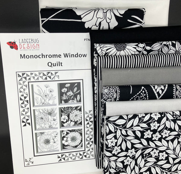 Monochrome Window Quilt Kit