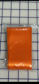 2 1/4 inch Double Faced Satin Orange