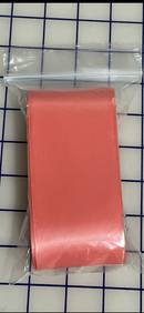 2 1/4 inch Double Faced Satin Light Coral