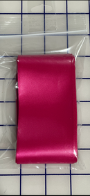 2 1/4 inch Double Faced Satin Azalea