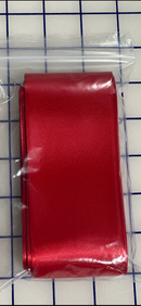 2 1/4 inch Double Faced Satin Red