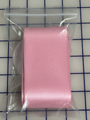2 1/4 inch Double Faced Satin Rose Pink
