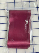 2 1/4 inch Double Faced Satin Burgandy