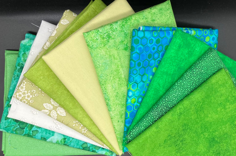 Gorgeous Greens Fat Quarter Bundle