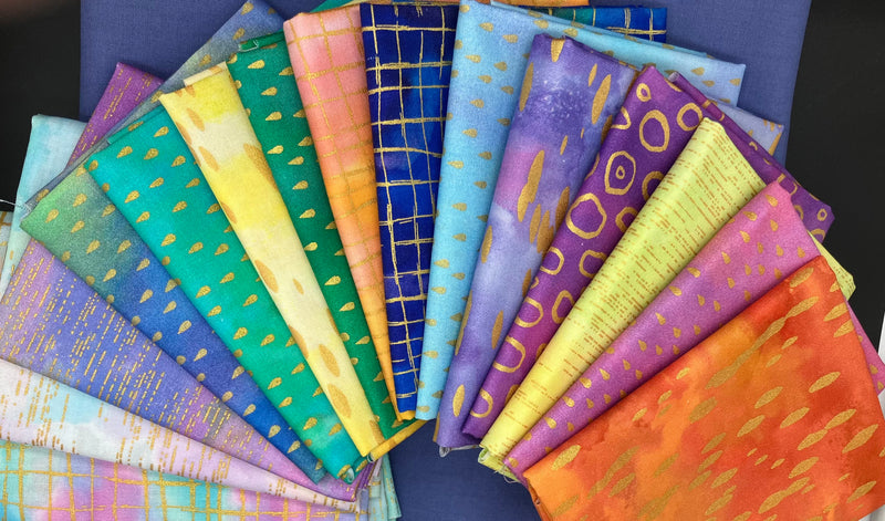 Hexie Bunch Quilt Kit