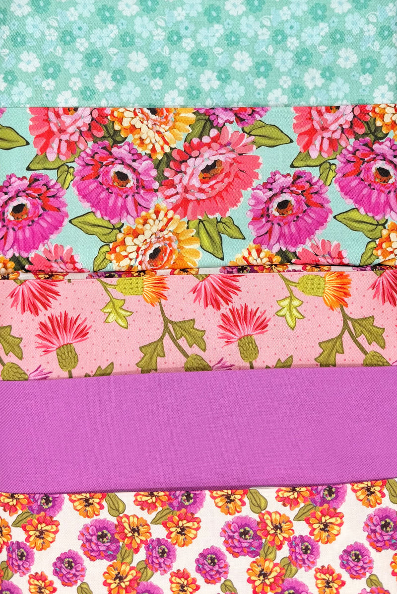 Zinnia Bursts Quilt Kit