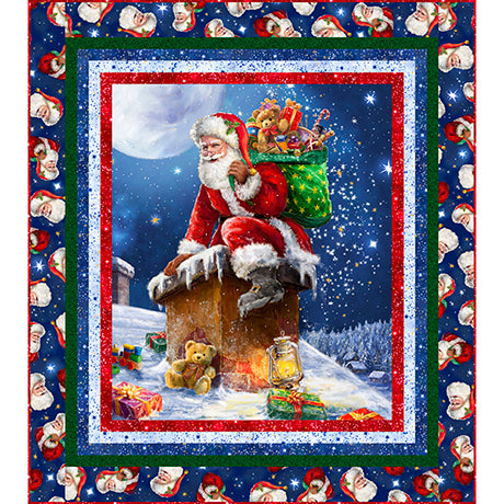 Up On The Housetop Quilt Kit