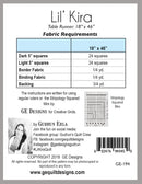 Lil' Kira - Table Runner Pattern 194