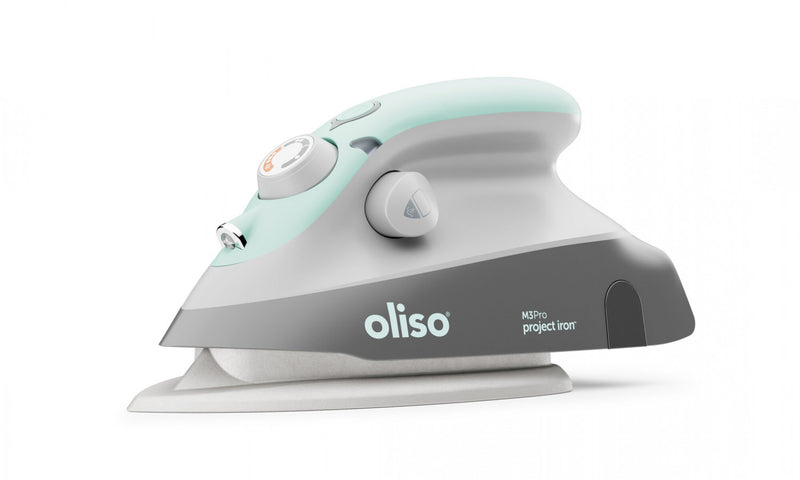 Oliso Mini Iron With Trivet Aqua