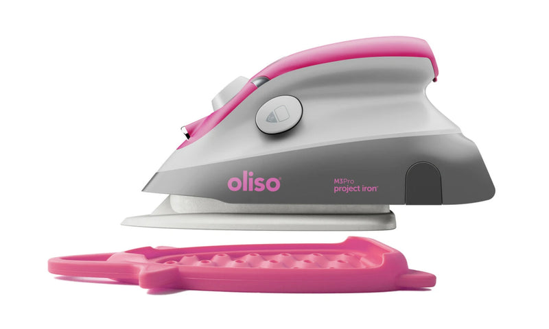 Oliso Mini Iron With Trivet Raspberry