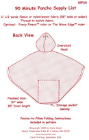 90 Minute Poncho Pattern