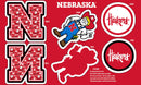 NCAA - UNL Minky Pillow Project Panel