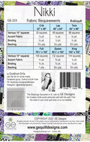 Nikki - 10" square Pattern 233