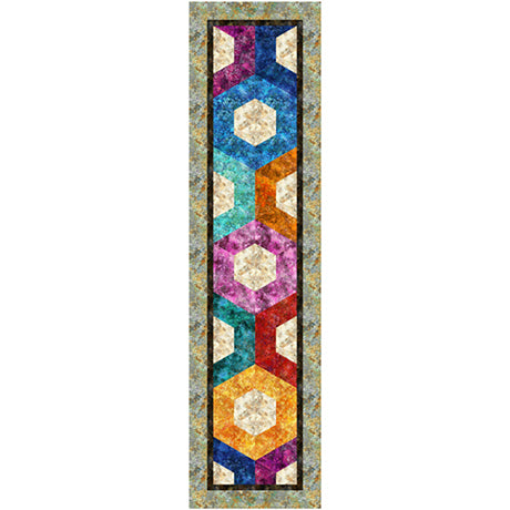 Easy Hexie Table Runner Pattern