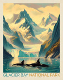 National Parks -  Glacier Bay National Park Poster Panel