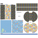 New Box of Crayons Crayola Zipper Pouch, Crayon Roll & Tote Panel