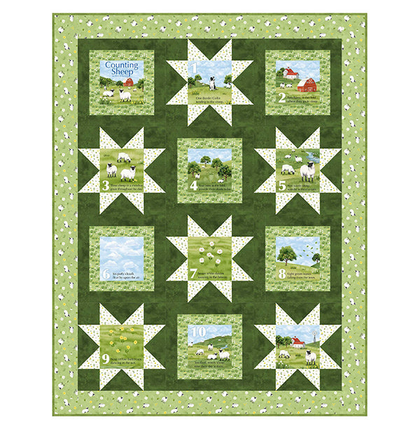 Ten Wooly Sheep Quilt Kit