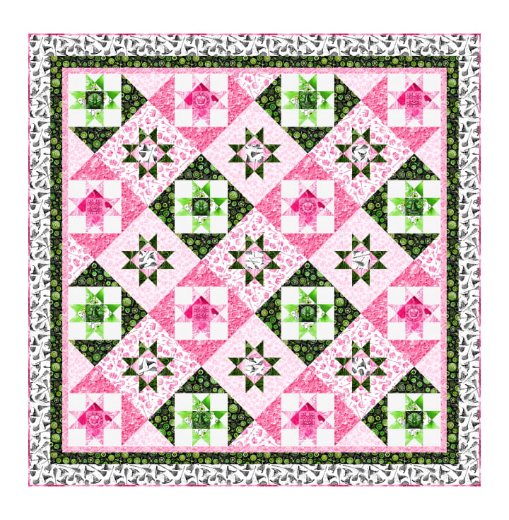 Good Together - Pink and Green Pattern