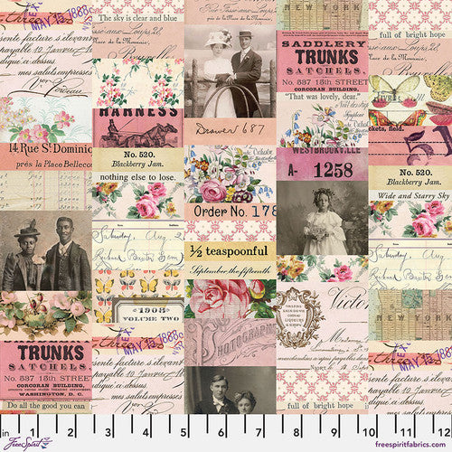 Pink - Collage || Tim Holtz Palette Pink