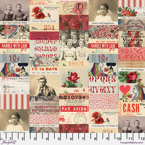 Red - Collage || Tim Holtz Palette Red