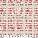Red - Typography || Tim Holtz Palette Red
