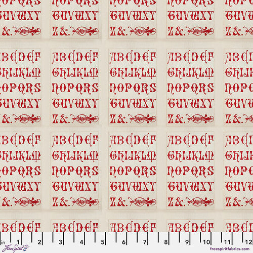 Red - Typography || Tim Holtz Palette Red