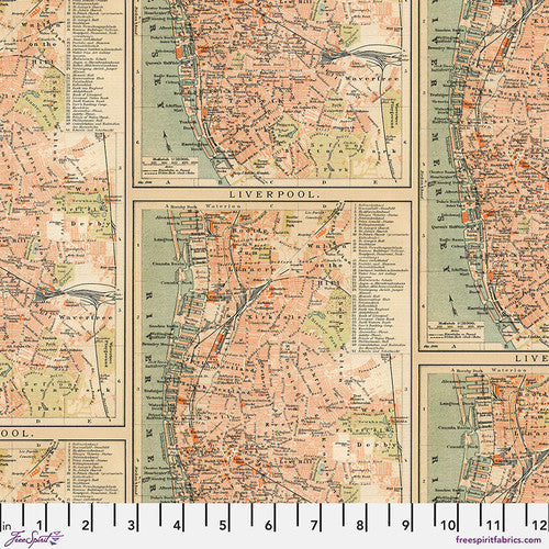 Orange - Map || Tim Holtz Palette Orange