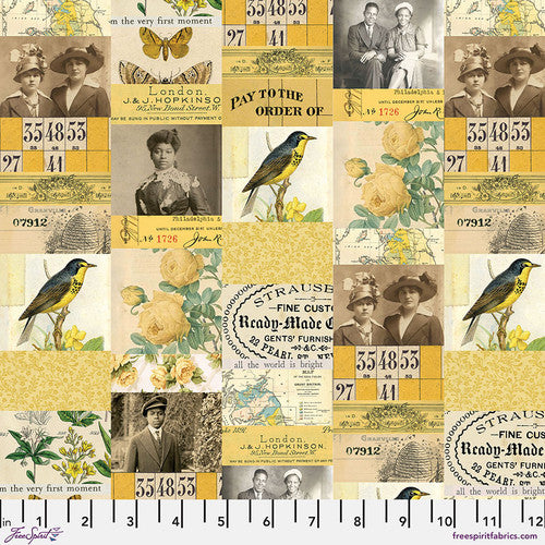 Tim Holtz Palette Yellow - Yellow Collage