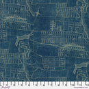 Blue Map - Blue || Tim Holtz Palette Blue
