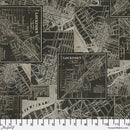 Tim Holtz Charcoal - Map